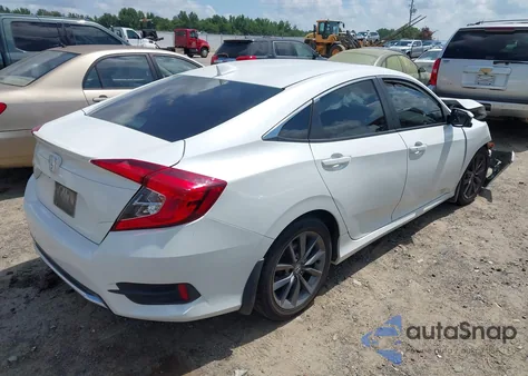 2019 Honda Civic Ex из США, поврежденный, VIN JHMFC1F3XKX007295